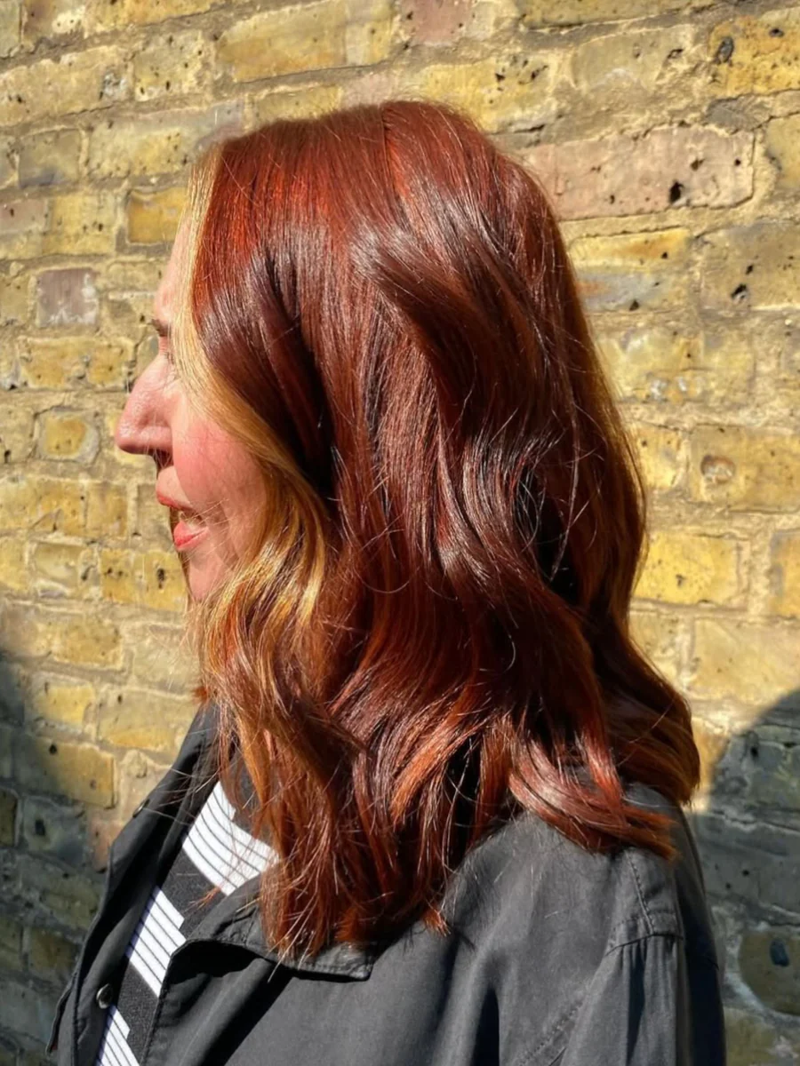 Rich auburn copper